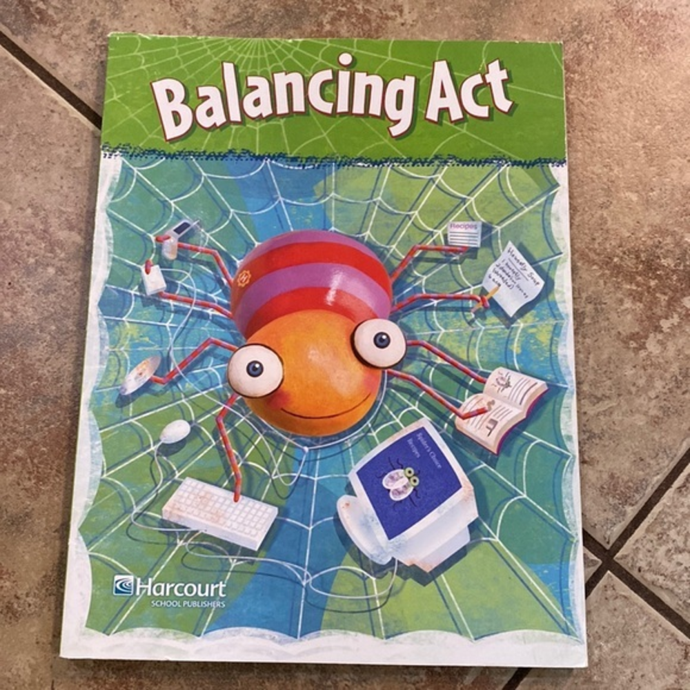 School‎ book Harcourt Story town Balancing act Grade 2 reading curriculum book